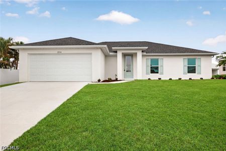 New construction Single-Family house 2714 Nw 3Rd Pl, Cape Coral, FL 33993 plan The Sunset Harbor - image
