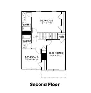 New construction Townhouse house 65 Cain Hollow Wy, Asheville, NC 28806 plan Clement - image