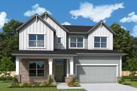 New construction Single-Family house 436 Sage Thrasher, Dripping Springs, TX 78620 The Bluebonnet- photo 0