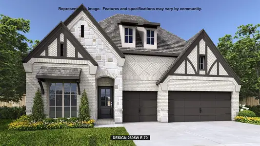 New construction Single-Family house 13225 Cedar Sage Trl, Fort Worth, TX 76008 plan 2695W - image