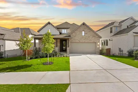 New construction Single-Family house 1112 Pansy Trl, Georgetown, TX 78628 plan Schertz - image
