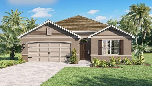 New construction Single-Family house 1399 Valencia Street Se, Palm Bay, FL 32909 Cali- photo 0