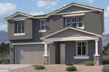 New construction Single-Family house 37697 N Cowboy Ln, San Tan Valley, AZ 85140 Verbena- photo 0 0