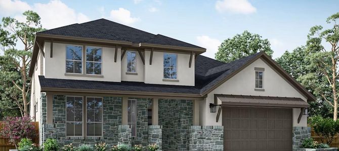 New construction Single-Family house 8034 Sunny Ridge Dr, Fulshear, TX 77441 plan Barnhart - image