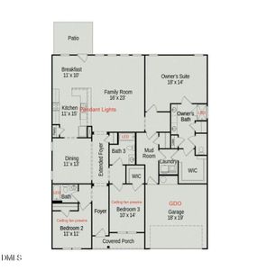 New construction Single-Family house 52 Cheshire Farm Dr, Smithfield, NC 27577 - image
