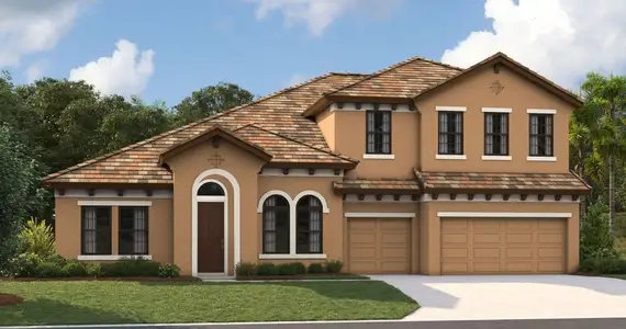 New construction Single-Family house 14816 Rider Pass Dr, Lithia, FL 33547 plan Key West II - image
