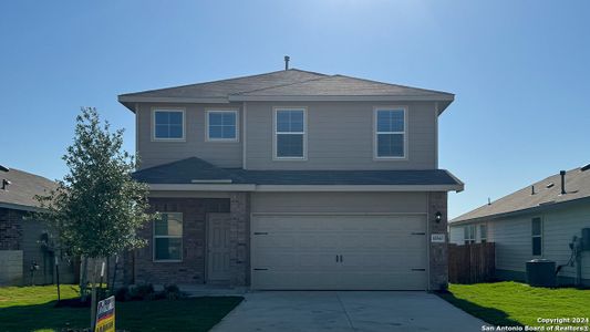 New construction Single-Family house 15567 Mint Patch Meadow, Von Ormy, TX 78073 The Madison- photo 0