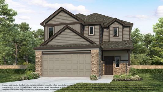 New construction Single-Family house 14722 Poplar Lake Tr, Cypress, TX 77429 plan 144 - image