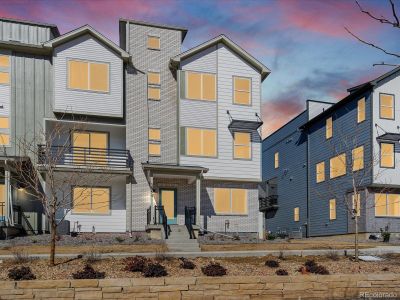 New construction Townhouse house 16586 Shoshone Place, Broomfield, CO 80023 Crestone- photo 0