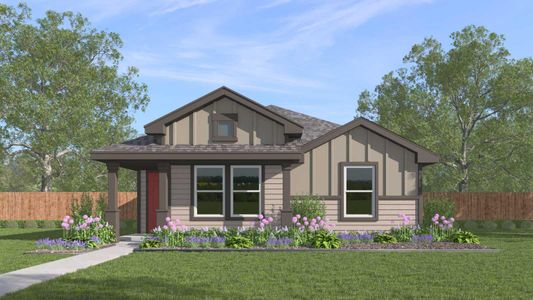 New construction Single-Family house 211 Puerto Plata Ave, Bastrop, TX 78602 The Fenwick- photo 0