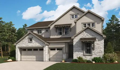 New construction Single-Family house 9210 Gold Lace Pl, Highlands Ranch, CO 80129 plan Dayton - image