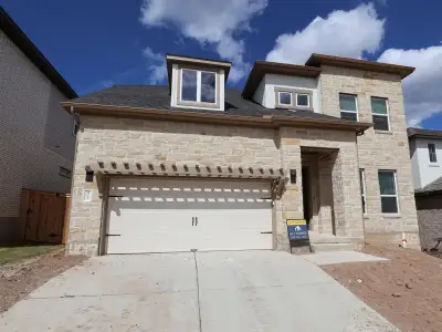 New construction Single-Family house 4017 Waxahachie Rd, Leander, TX 78641 plan Belmont II - Signature II Series - image