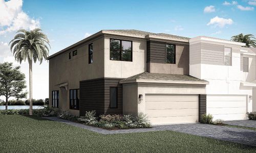 New construction Townhouse house 9983 Sw Torquay Dr, Port St. Lucie, FL 34987 plan Ellery - image