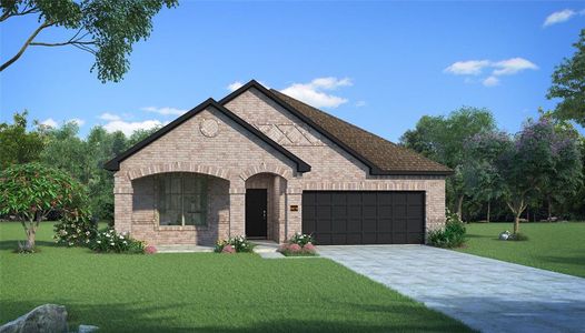 New construction Single-Family house 2396 High Plain Ln, Waxahachie, TX 75167 Cottonwood II W- photo 0