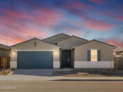 New construction Single-Family house 36833 W La Paz St, Maricopa, AZ 85138 Amber- photo 1 1