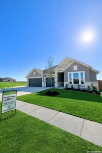 New construction Single-Family house 1308 Spotted Jaguar, New Braunfels, TX 78132 plan The Rymer - image