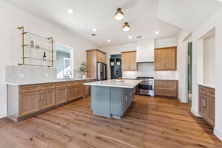 Stunning and spacious kitchen where no detail was missed.