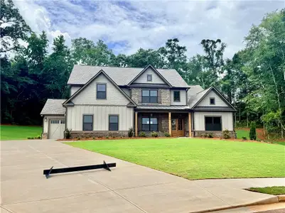 New construction Single-Family house 69 Amelia Ct, Covington, GA 30014 plan (GA) Brunswick A.1 3 Side Entry - image