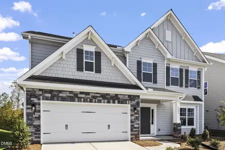 New construction Single-Family house 3003 Dog Rose Dr, Durham, NC 27703 plan Victor - image