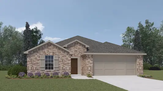 New construction Single-Family house 4100 Olivia Ln, Sanger, TX 76266 plan Elgin - image