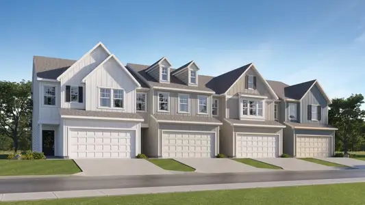 New construction Townhouse house 111 Milledge Commons Dr, Milledgeville, GA 31061 plan Hawkins - image