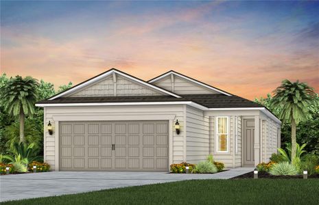 New construction Single-Family house 343 Fishtail Pl, Palm Coast, FL 32164 plan Drayton - image