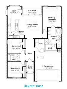 New construction Single-Family house 1868 Vista Wy, Waxahachie, TX 75165 plan Dakota - image