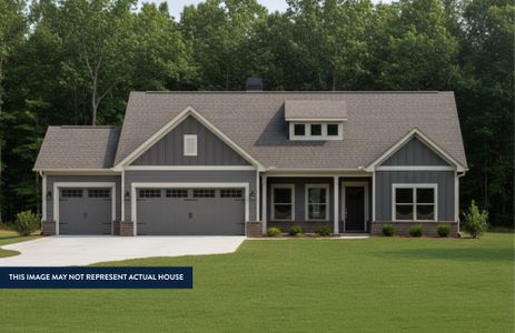New construction Single-Family house 87 River Rdg Walk, Monroe, GA 30656 plan (GA) Everett A.3 3 Front Entry - image