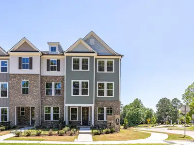 New construction Townhouse house 133 Broadway St, Knightdale, NC 27545 plan The Avery Exterior - image