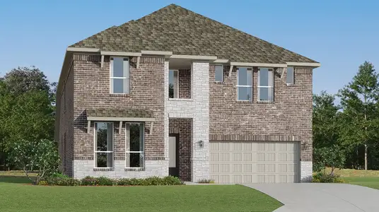 New construction Single-Family house 143 Brabham Lp, Hutto, TX 78634 plan Wathen - image
