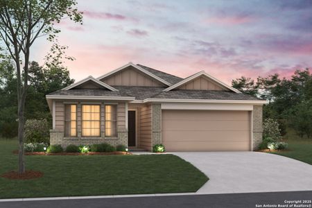 New construction Single-Family house 1113 Limestone Rdg, Seguin, TX 78155 Freestone- photo 0