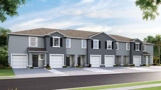 New construction Townhouse house 33063 Regent Canal Street, Wesley Chapel, FL 33545 Glen- photo 0