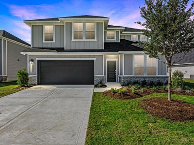 New construction Single-Family house 7327 Bristlegrass Colony Court, Cypress, TX 77433 Buescher- photo 0