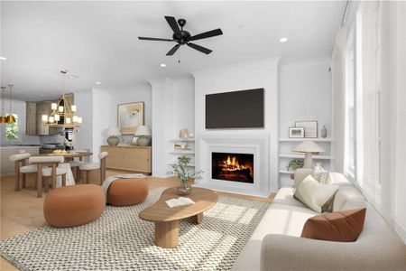 New construction Townhouse house 415 Mayfair Ct, Alpharetta, GA 30009 null- photo 5 5