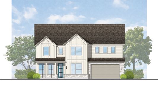 New construction Single-Family house Austin, TX 78747 plan Strait - image