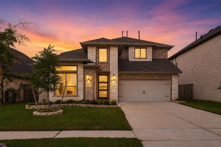 New construction Single-Family house 30135 Gold Finch Pl, Fulshear, TX 77441 plan Design 3241W - image
