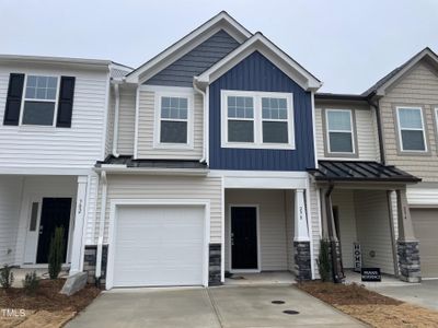 New construction Townhouse house 298 Whitley Ridge Dr, Clayton, NC 27527 Litchfield- photo 2 2