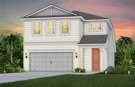 New construction Single-Family house 320 Fishtail Pl, Palm Coast, FL 32164 plan Seaport - image