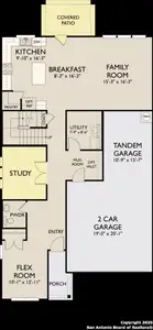 New construction Single-Family house 7115 Lower Xing, San Antonio, TX 78252 plan Wyatt - image