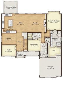 New construction Single-Family house 974 Reeves Dr, DeSoto, TX 75115 plan Manor (Courtyard) - image 5