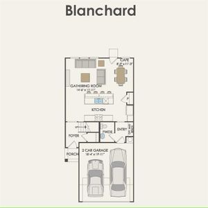 Pulte Homes, Blanchard floor plan