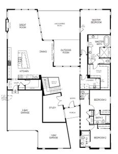 New construction Single-Family house 7188 Skygazer St, Castle Pines, CO 80108 plan Vector 2 - image 3