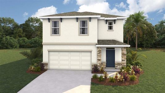 New construction Single-Family house 10466 Tucker Rd, Weeki Wachee, FL 34613 plan Robie - image