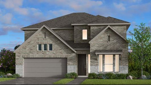 New construction Single-Family house 220 Terrene Trl, Georgetown, TX 78628 Saffron- photo 0