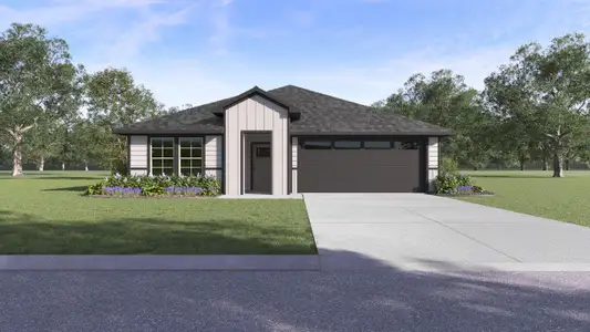 New construction Single-Family house 301 Doss Dr, Rockdale, TX 76567 plan Lakeway - image