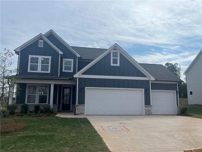 New construction Single-Family house 159 Grand Meadows Drive, Hoschton, GA 30548 The Ash B at Wehunt Meadows- photo 0