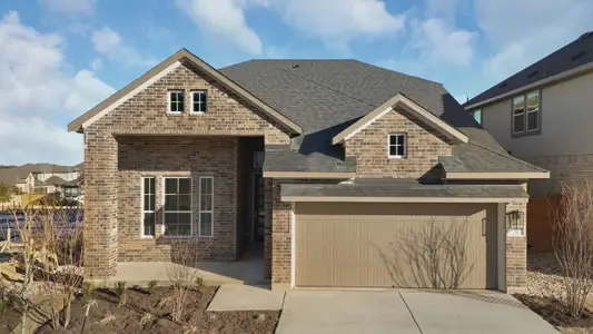New construction Single-Family house 129 Whistling Willow Dr, Georgetown, TX 78628 plan Peyton - image
