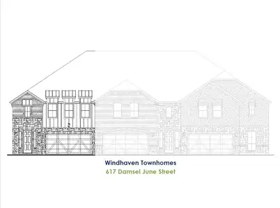 New construction Single-Family house 617 Damsel June St, Lewisville, TX 75056 plan TH Building 8 Unit 1 W - image