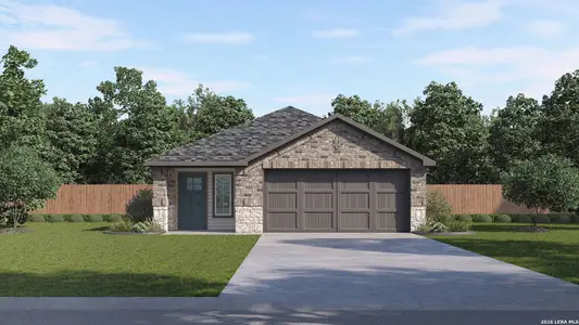 New construction Single-Family house 5527 Eula Ln, New Braunfels, TX 78130 plan The Caroline - image