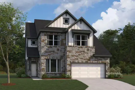 New construction Single-Family house 2233 Spokane Dr, Leander, TX 78641 plan Guernsey - image